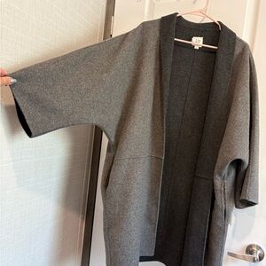 GAP Charcoal Wool Blend Cardigan